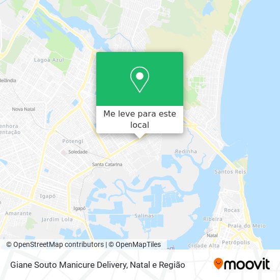 Giane Souto Manicure Delivery mapa