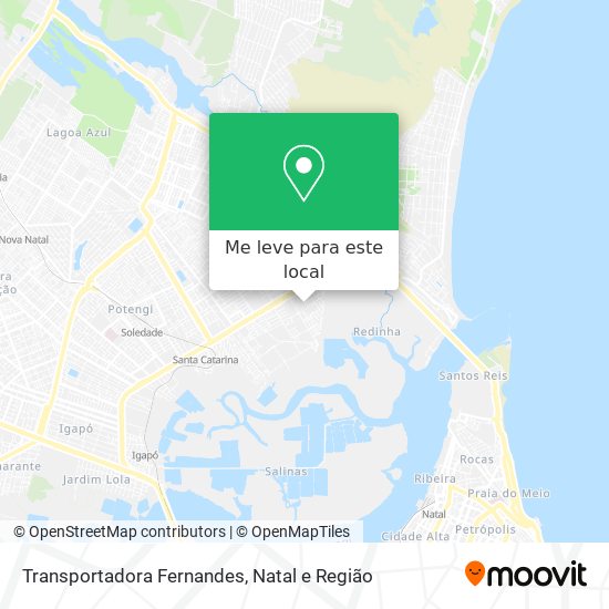 Transportadora Fernandes mapa