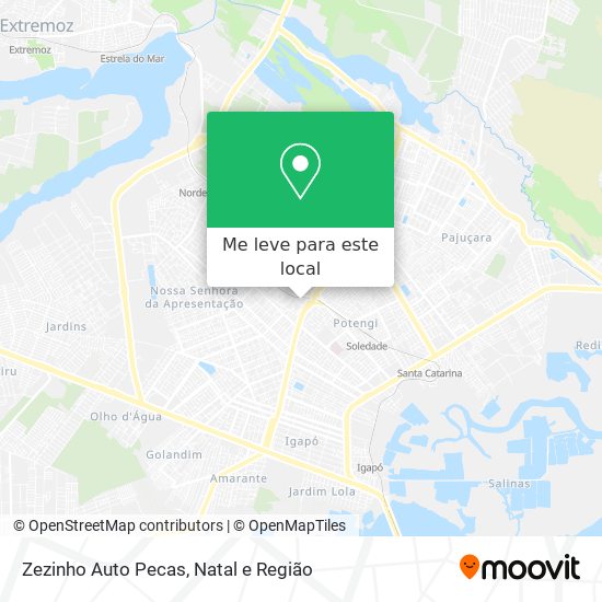 Zezinho Auto Pecas mapa
