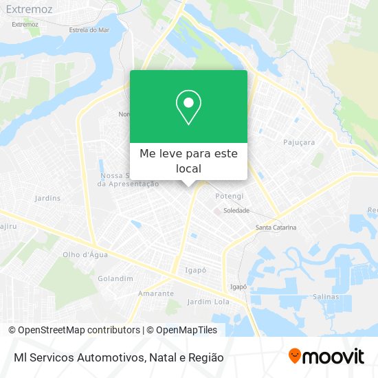 Ml Servicos Automotivos mapa