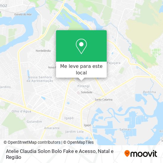 Atelie Claudia Solon Bolo Fake e Acesso mapa