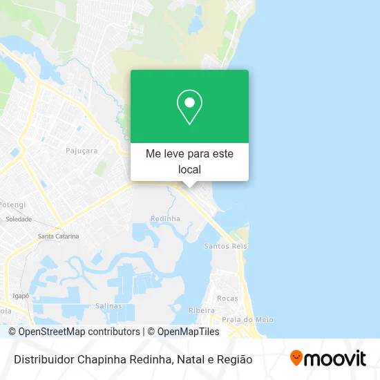 Distribuidor Chapinha Redinha mapa