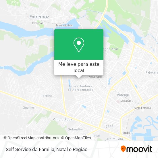 Self Service da Familia mapa