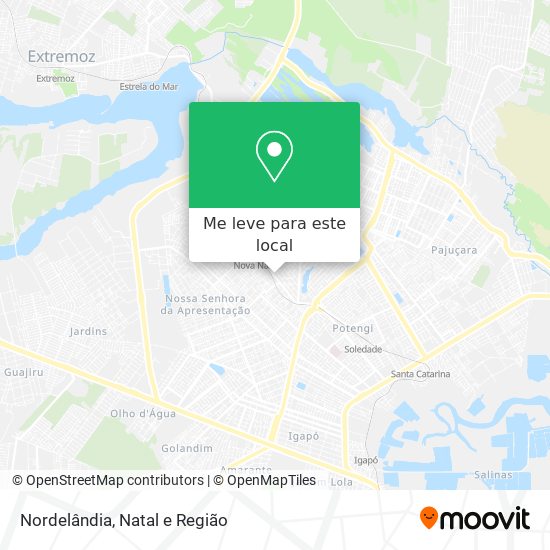 Nordelândia mapa