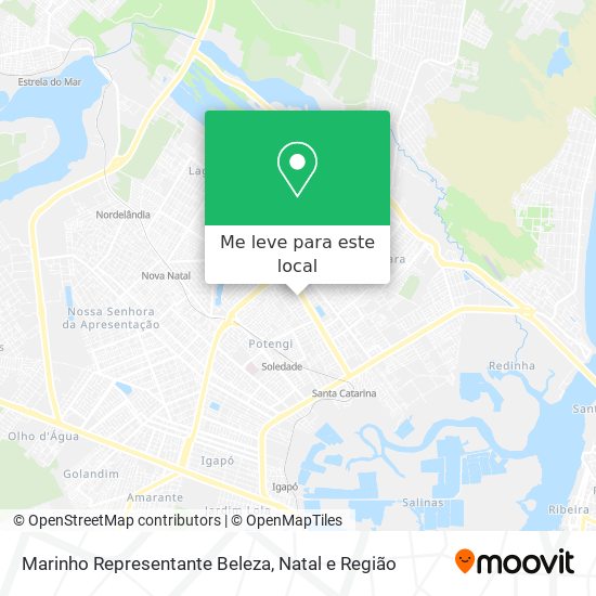 Marinho Representante Beleza mapa