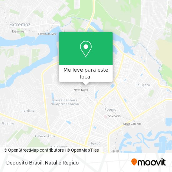 Deposito Brasil mapa