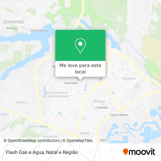 Flash Gas e Agua mapa