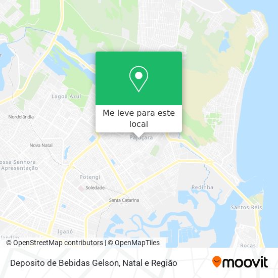 Deposito de Bebidas Gelson mapa