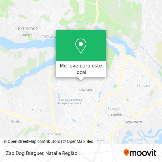 Zap Dog Burguer mapa