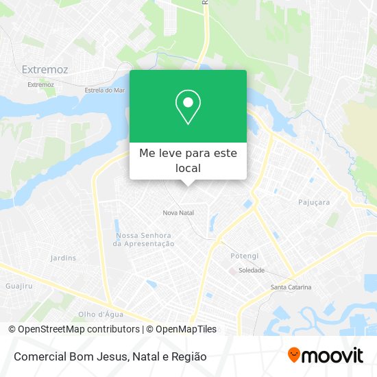 Comercial Bom Jesus mapa