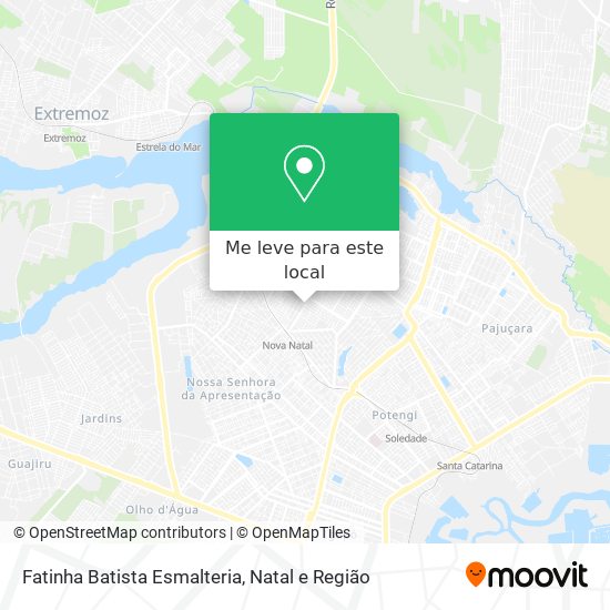 Fatinha Batista Esmalteria mapa