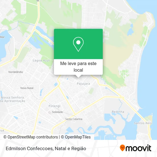 Edmilson Confeccoes mapa