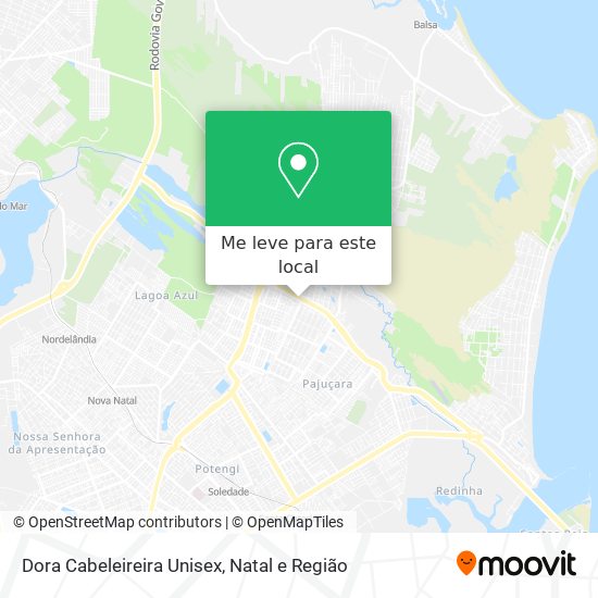 Dora Cabeleireira Unisex mapa