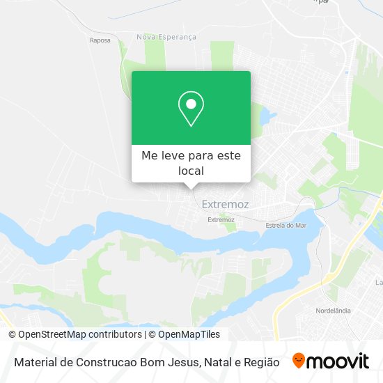 Material de Construcao Bom Jesus mapa