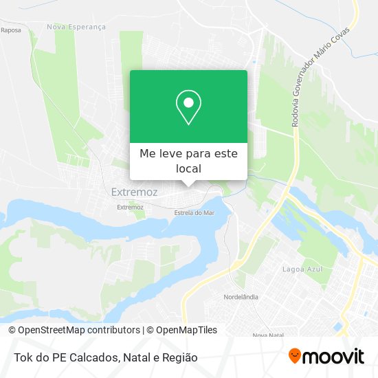 Tok do PE Calcados mapa