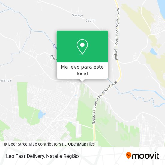 Leo Fast Delivery mapa