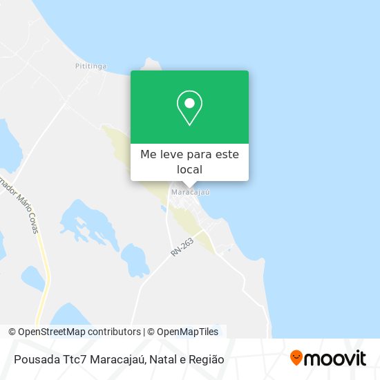 Pousada Ttc7 Maracajaú mapa