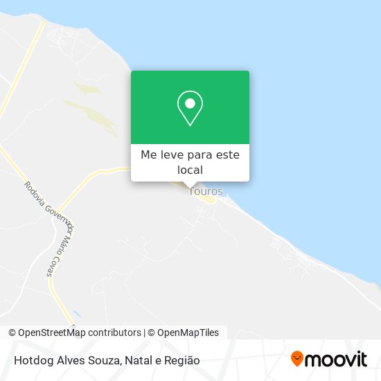 Hotdog Alves Souza mapa