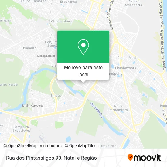 Rua dos Pintassilgos 90 mapa