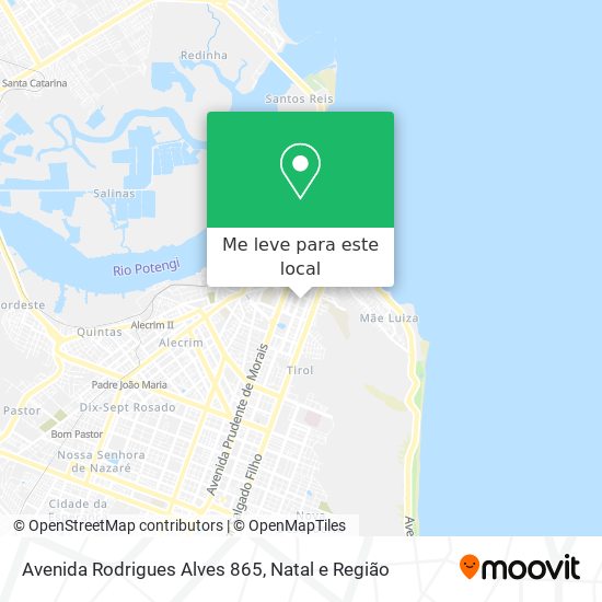Avenida Rodrigues Alves 865 mapa
