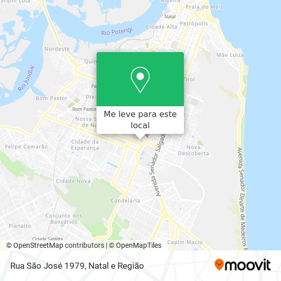 Rua São José 1979 mapa