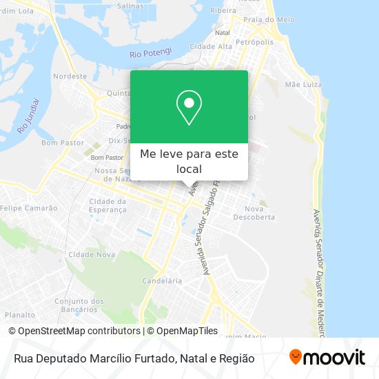 Rua Deputado Marcílio Furtado mapa