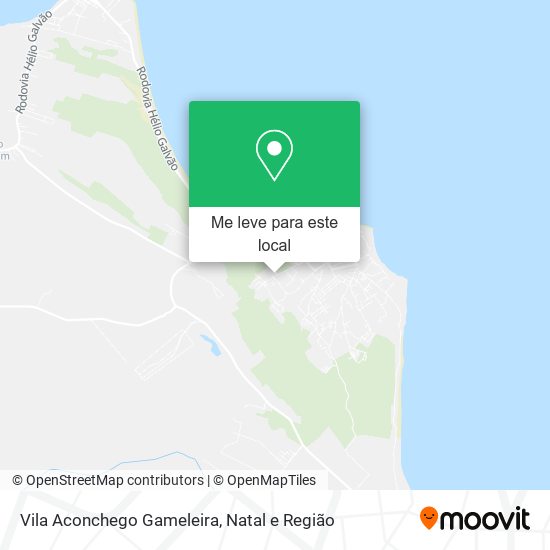 Vila Aconchego Gameleira mapa