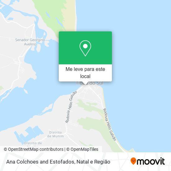 Ana Colchoes and Estofados mapa