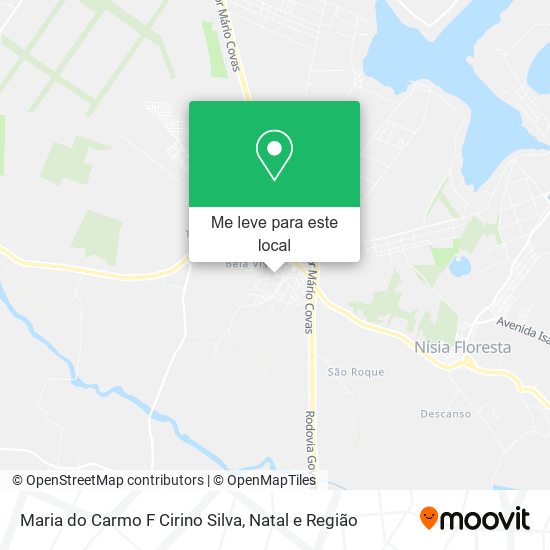 Maria do Carmo F Cirino Silva mapa