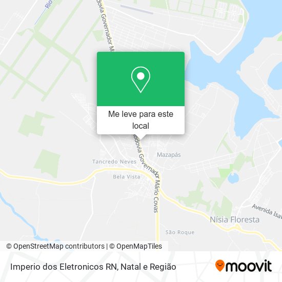 Imperio dos Eletronicos RN mapa