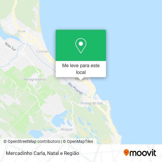 Mercadinho Carla mapa