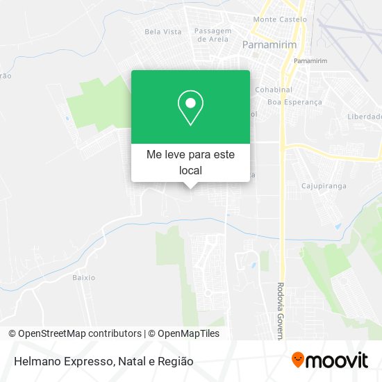 Helmano Expresso mapa