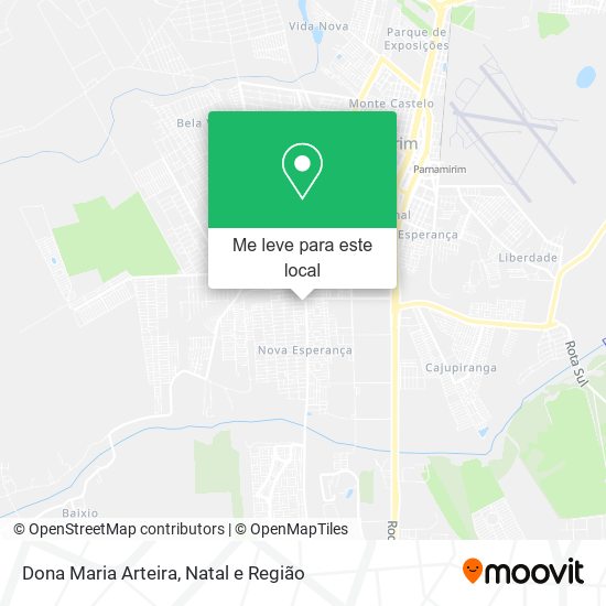 Dona Maria Arteira mapa