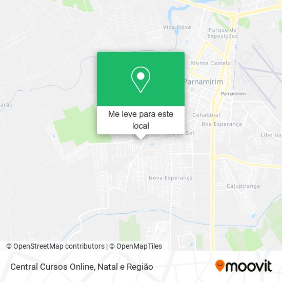 Central Cursos Online mapa