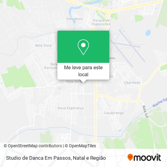 Studio de Danca Em Passos mapa