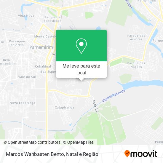Marcos Wanbasten Bento mapa