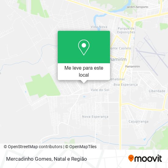 Mercadinho Gomes mapa