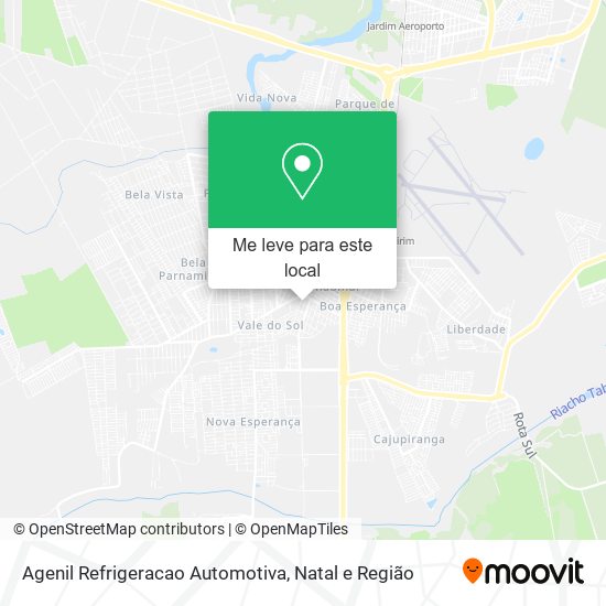 Agenil Refrigeracao Automotiva mapa