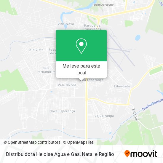 Distribuidora Heloise Agua e Gas mapa