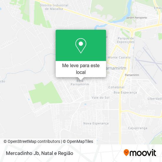 Mercadinho Jb mapa