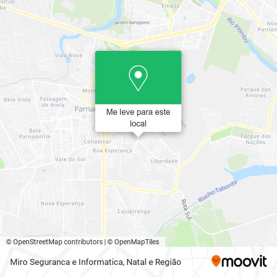 Miro Seguranca e Informatica mapa