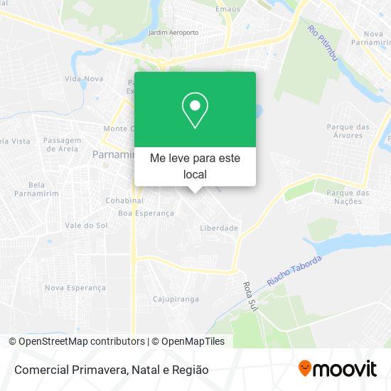 Comercial Primavera mapa