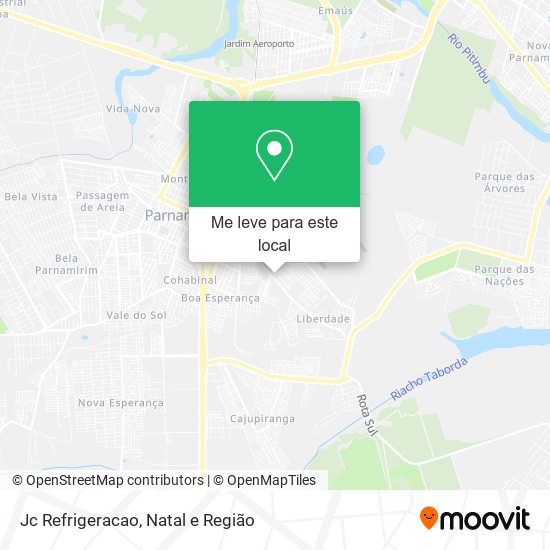 Jc Refrigeracao mapa