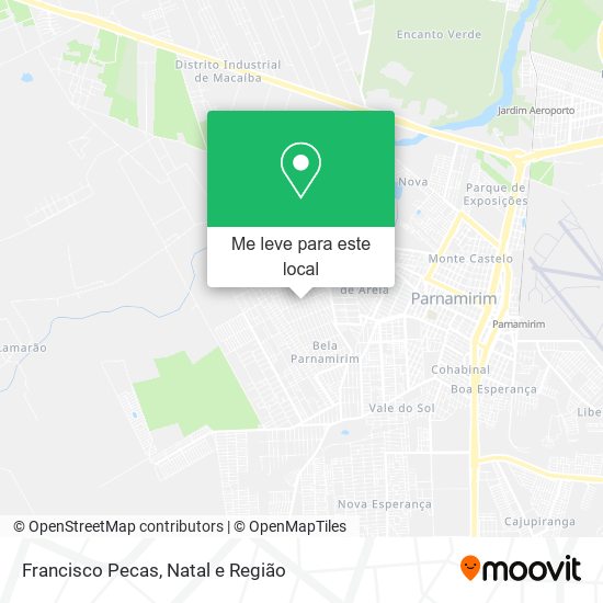 Francisco Pecas mapa