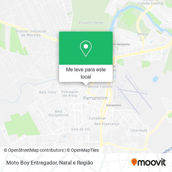 Moto Boy Entregador mapa
