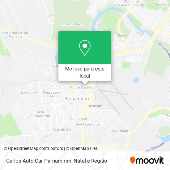 Carlos Auto Car Parnamirim mapa