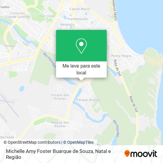 Michelle Amy Foster Buarque de Souza mapa