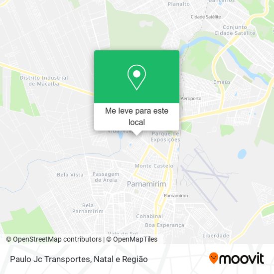 Paulo Jc Transportes mapa