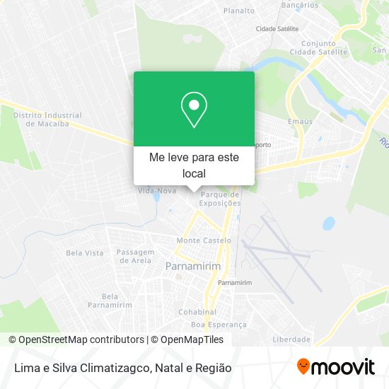 Lima e Silva Climatizagco mapa