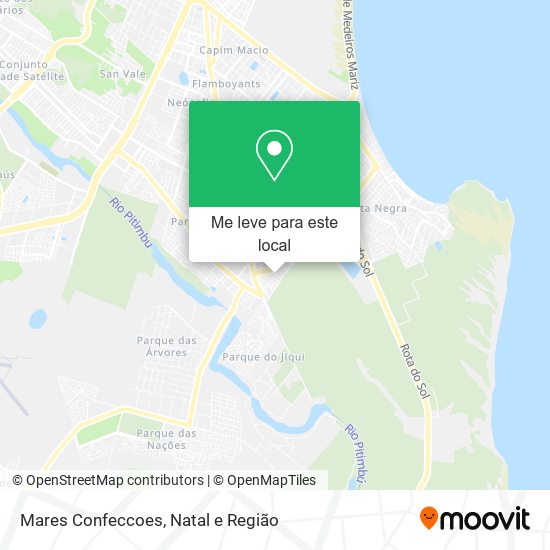 Mares Confeccoes mapa